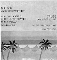 Cruise advertising - Pubblicit della stagione crocieristica